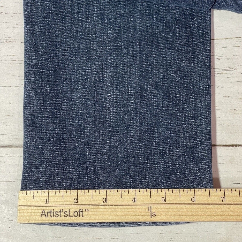 Zara Womens Jeans Wear Womens Size 34 Blue Straight Leg Dark Wash Denim - Picture 13 of 14